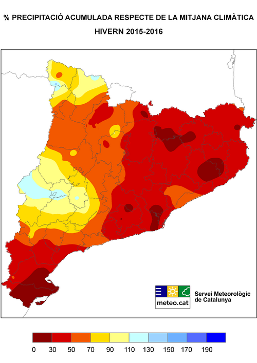precipitacions a catalunya