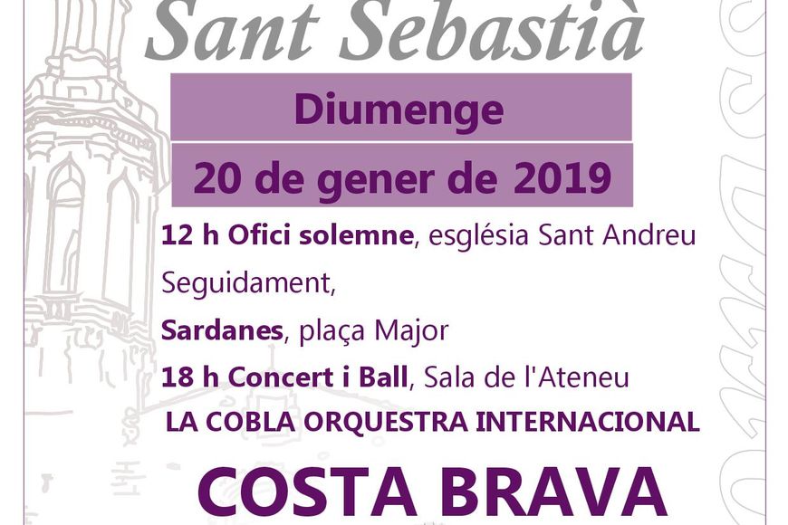 L’orquestra Costa Brava amenitzarà la festa de Sant Sebastià a Borrassà