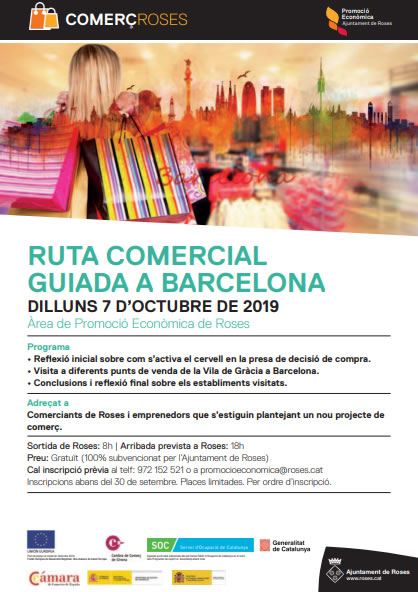 RUTA COMERCIAL GUIADA A BARCELONA