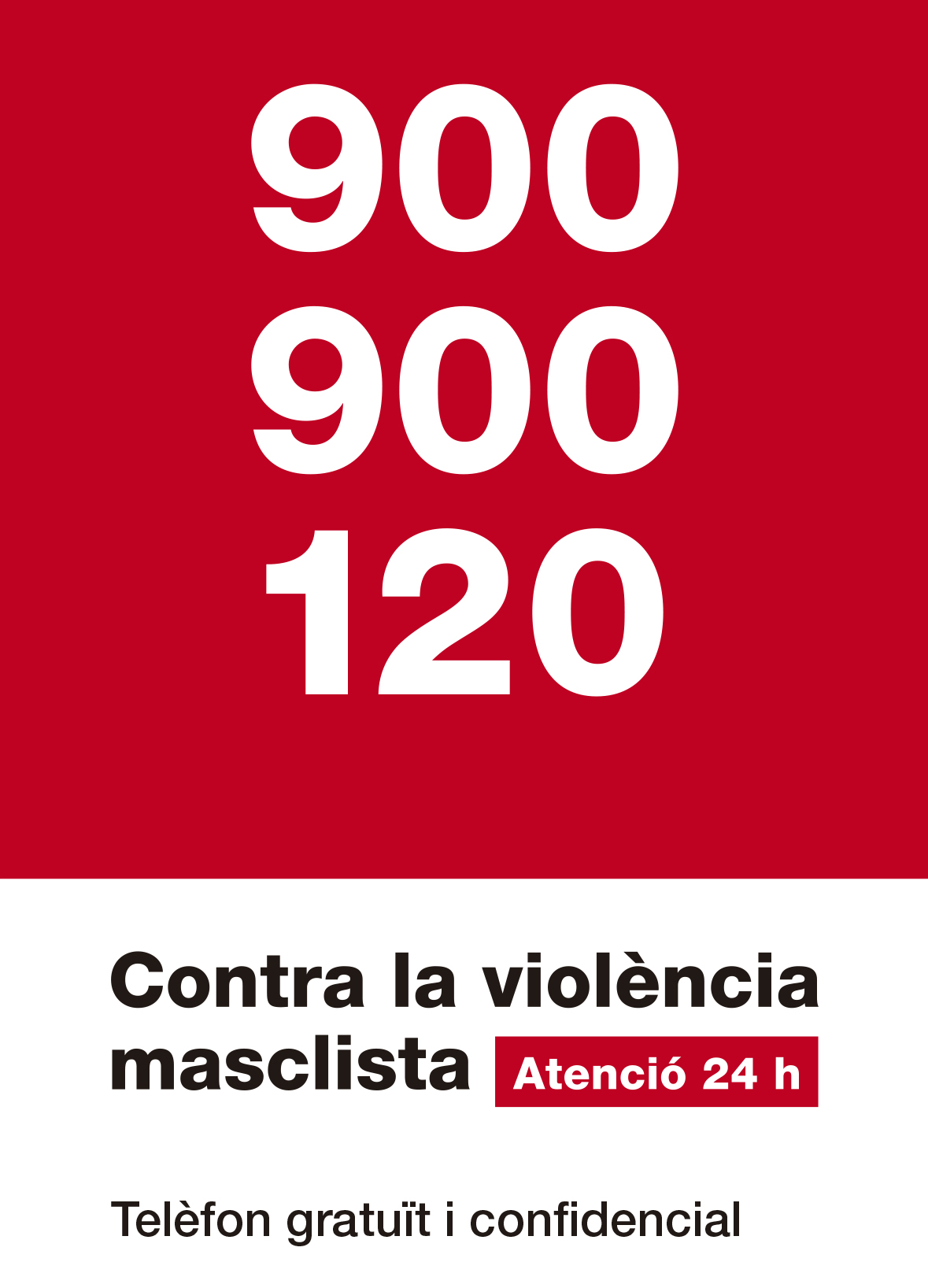 Mesures contra la violència masclista: reforç de la línia 900, nou correu electrònic i campanya “Establiment segur”