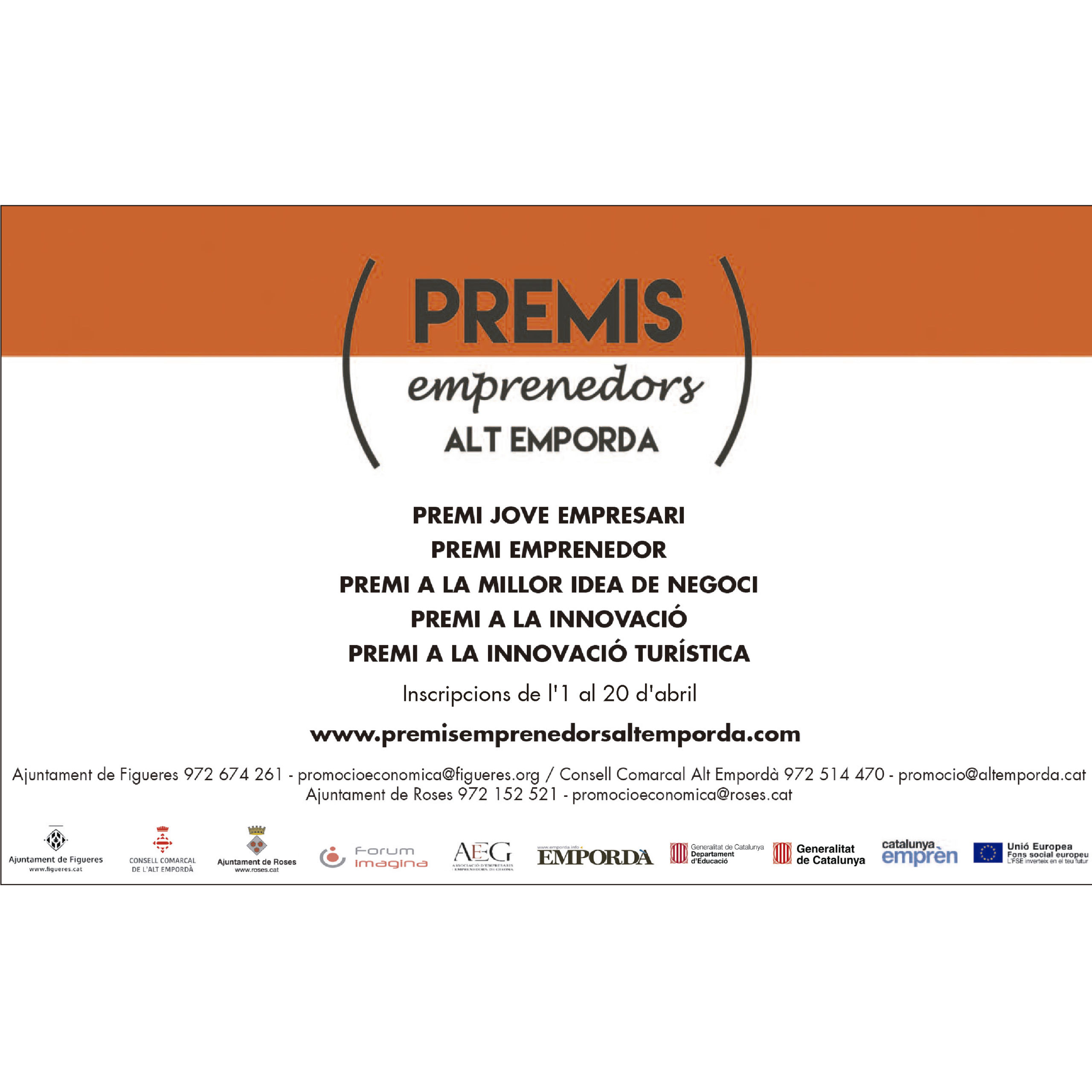 El Teatre de Roses acull els Premis Emprenedors de l’Alt Empordà, amb 23 projectes finalistes