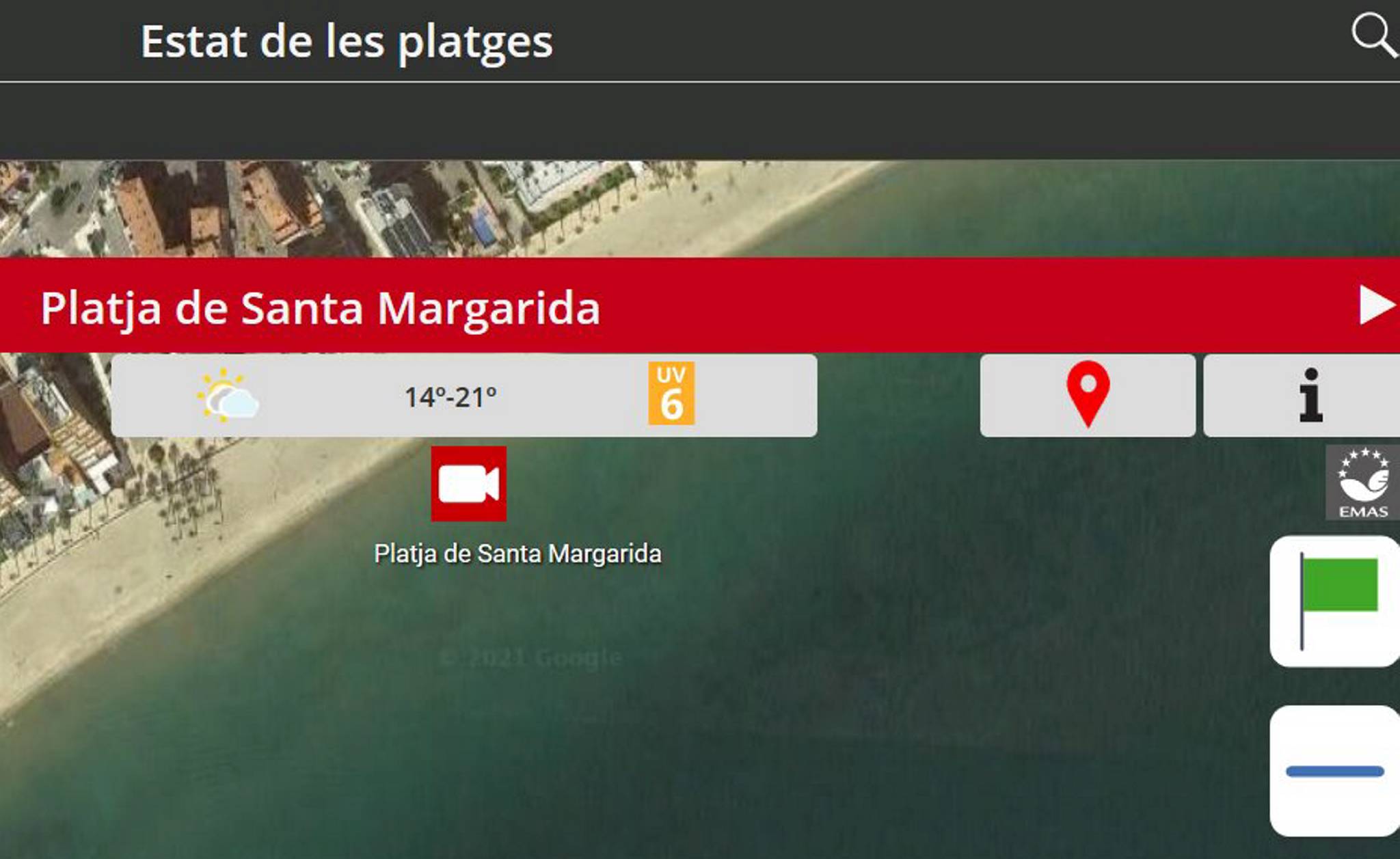 Mort un home ofegat a la platja de Roses