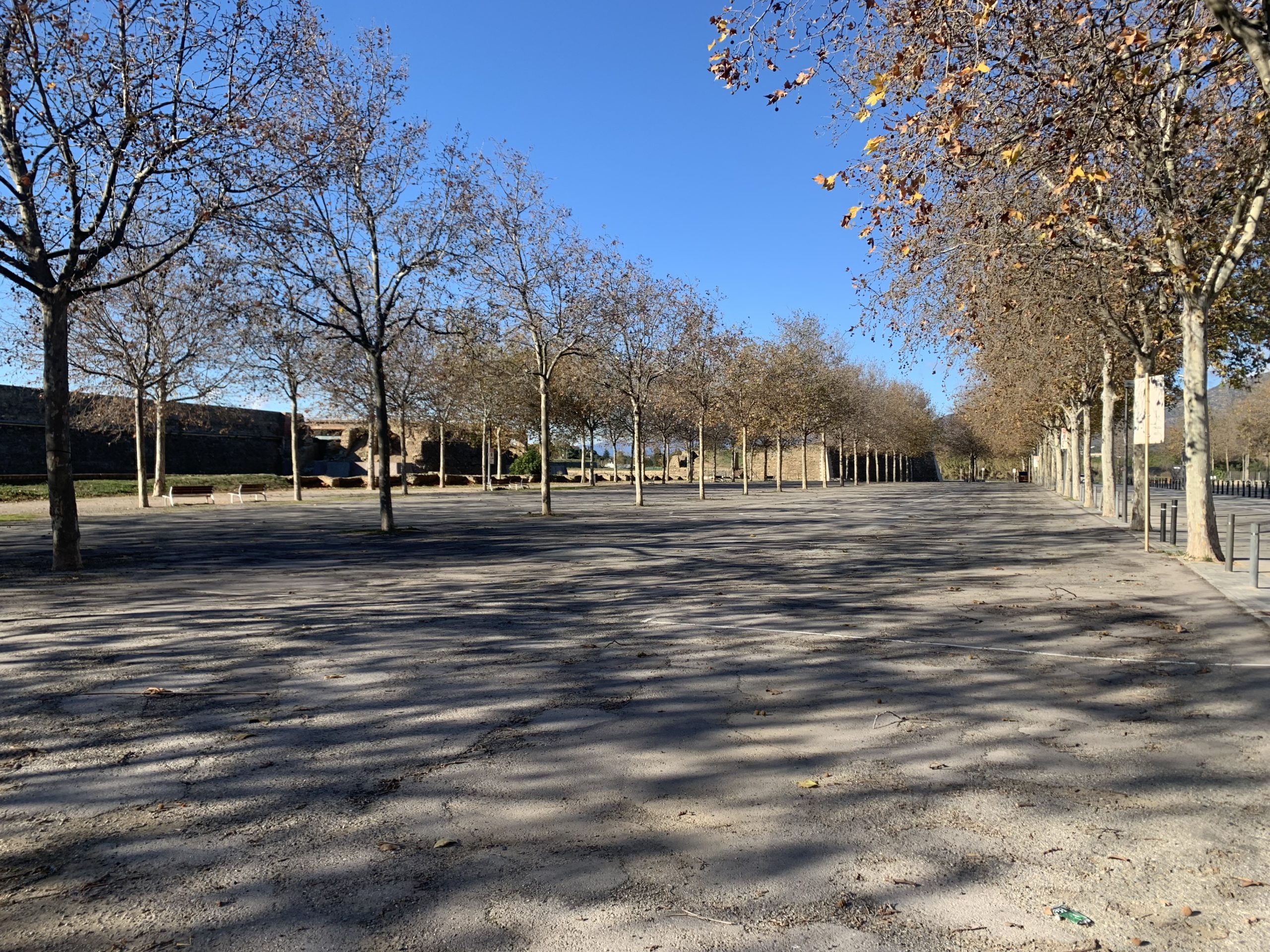 Millores de pavimentació al mercat setmanal