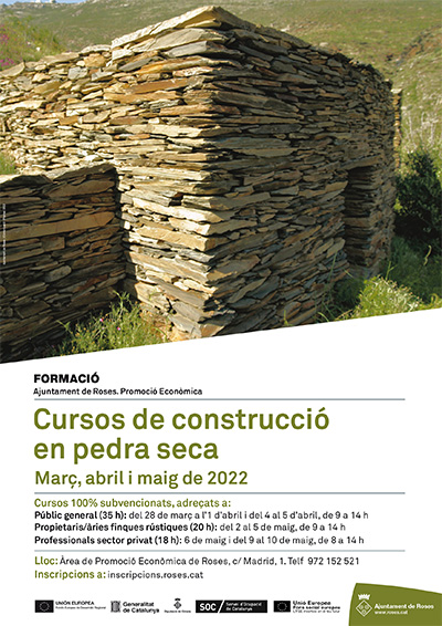Obertes les inscripcions dels cursos de pedra seca per a particulars i professionals