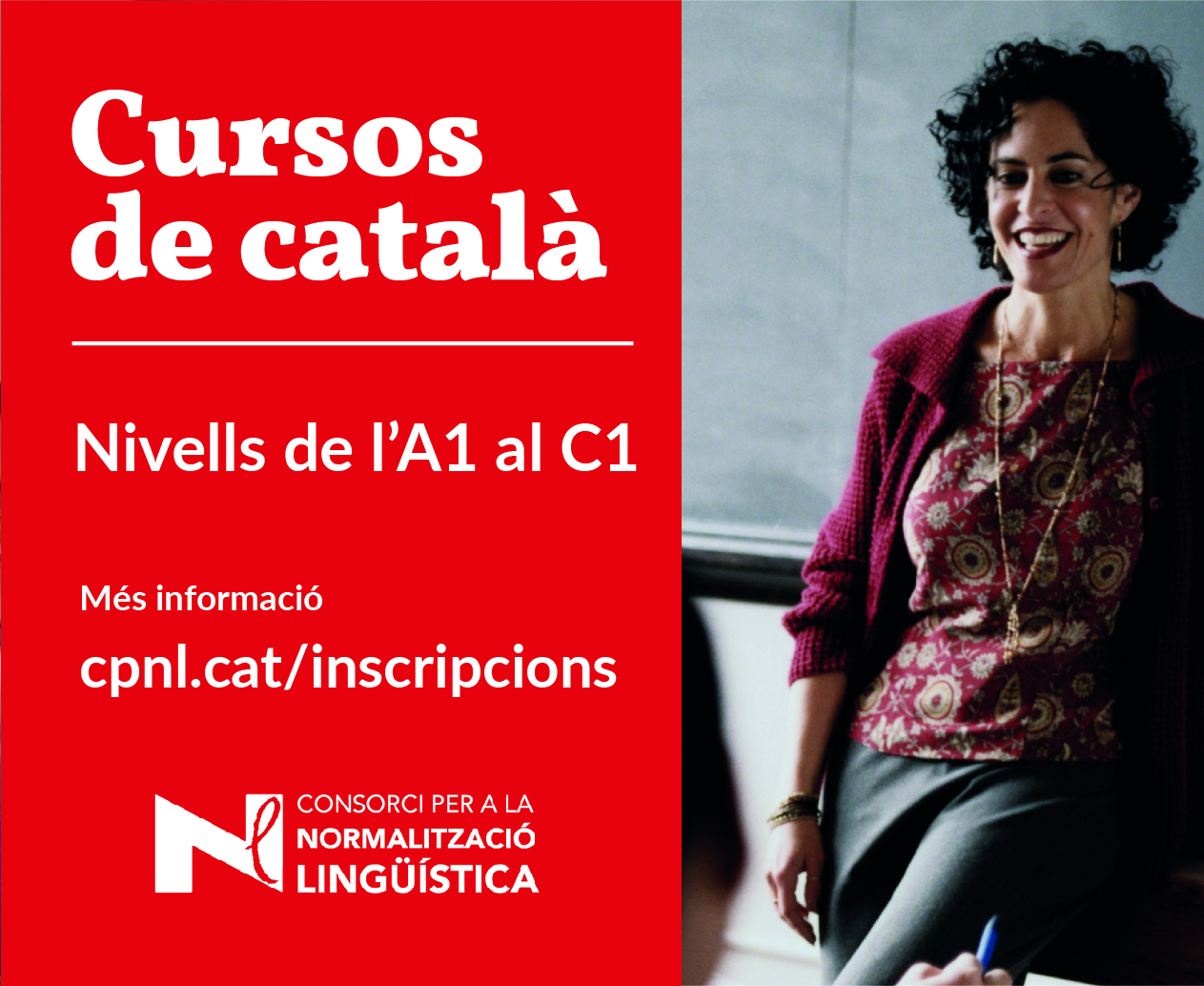 A punt l’oferta de cursos de català per al segon trimestre (gener-març)