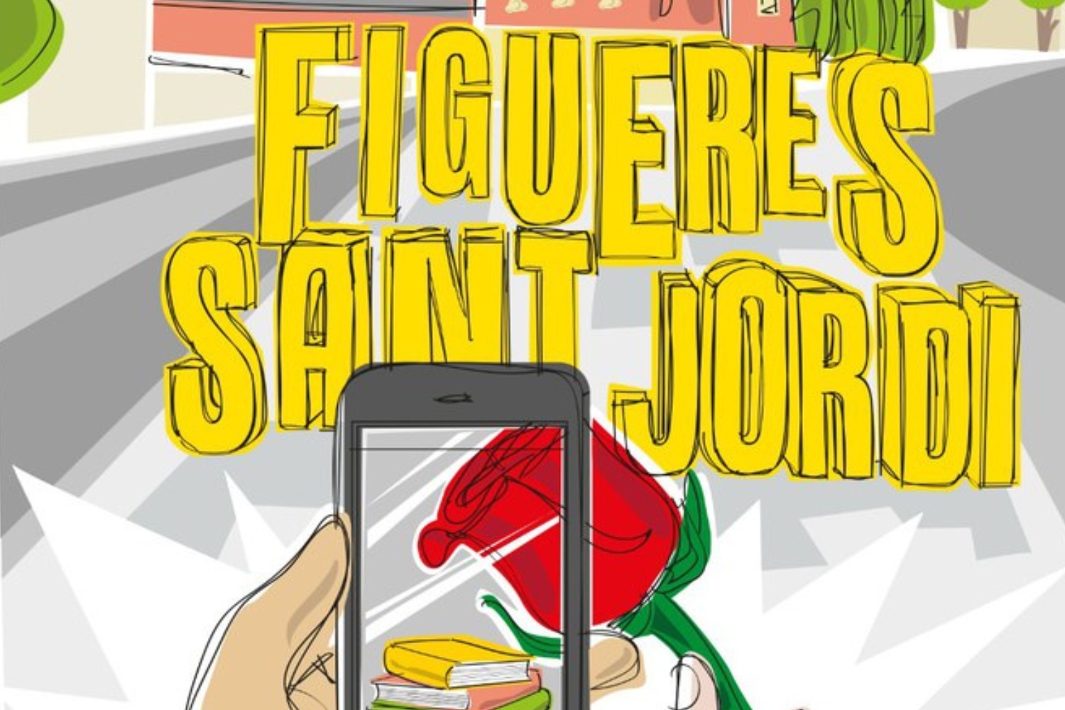 La Rambla de Figueres acollirà 104 parades durant la Diada de Sant Jordi