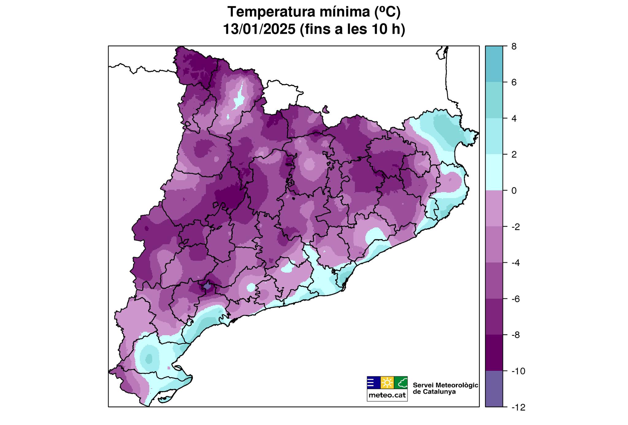 Aquesta matinada la més freda del que portem d’hivern a gran part de Catalunya