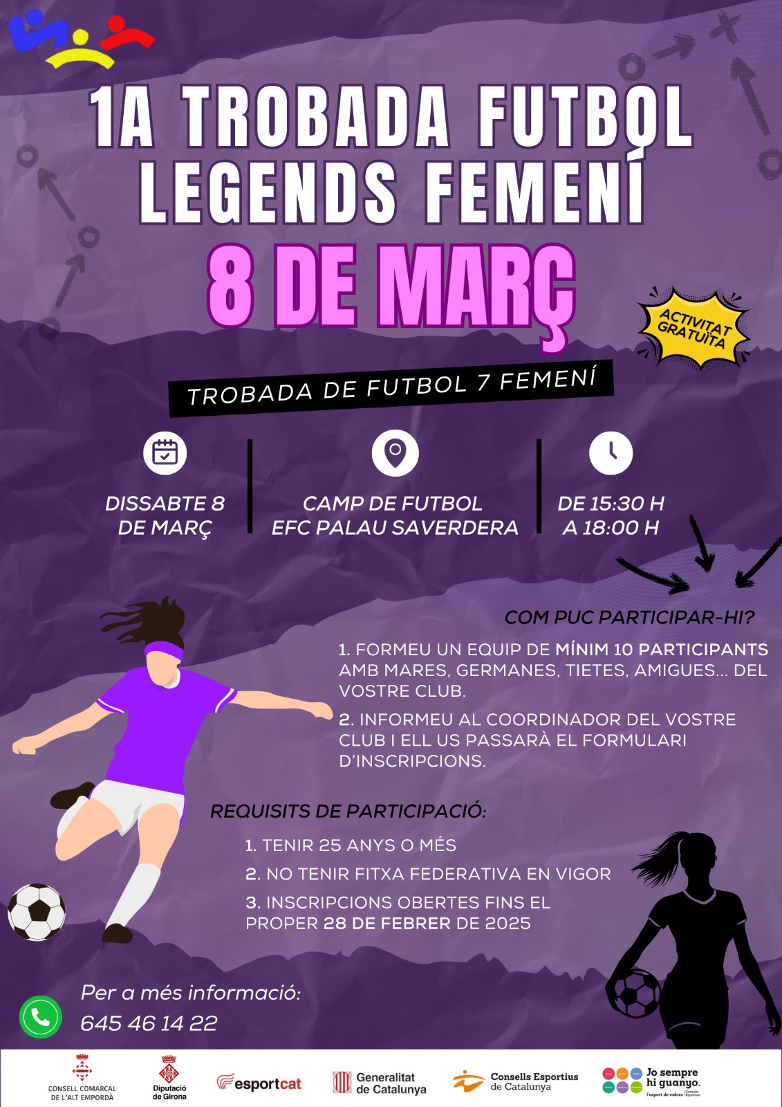 1A Trobada de futbol “Legens Femení”