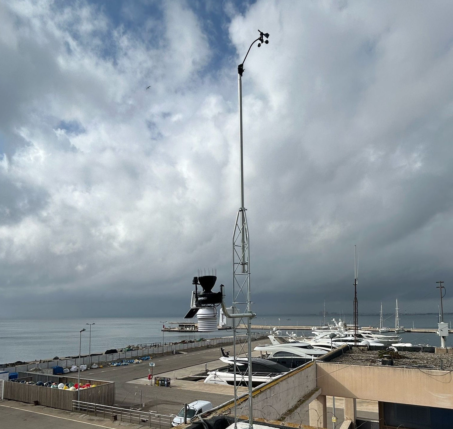 El Port de Roses instal·la una estació meteorològica amb dades en temps real
