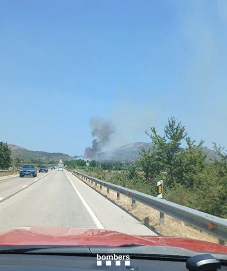 Incendi forestal a Vilajuïga