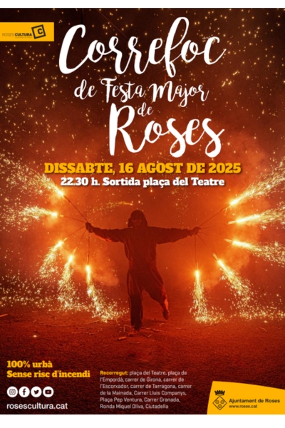 Correfoc de Festa Major a Roses