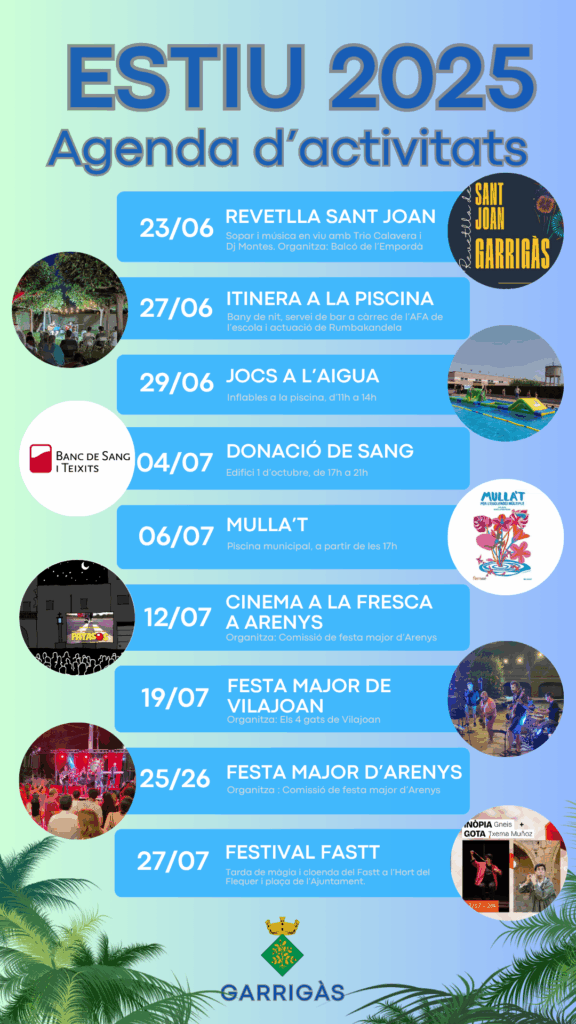 Activitats d’estiu a Garrigàs
