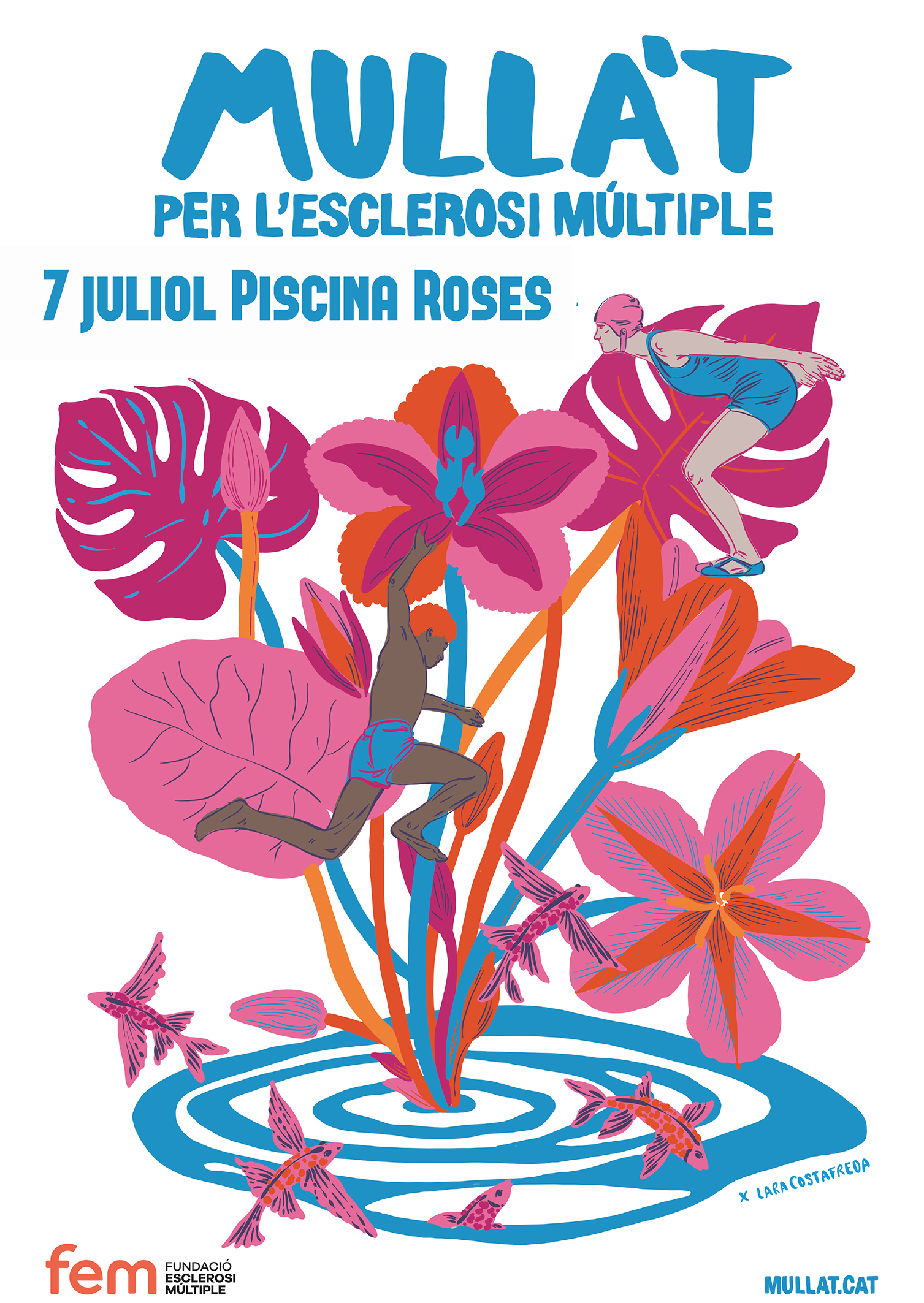 La Piscina de Roses recapta 1.340 € en benefici de les persones afectades d’Esclerosi Múltiple