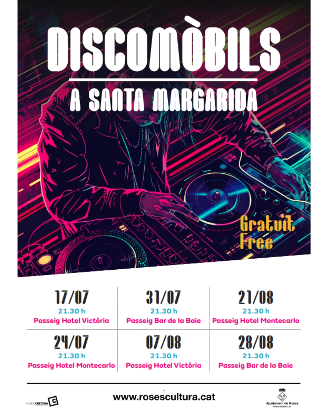 Discomòbils a Santa Margarida