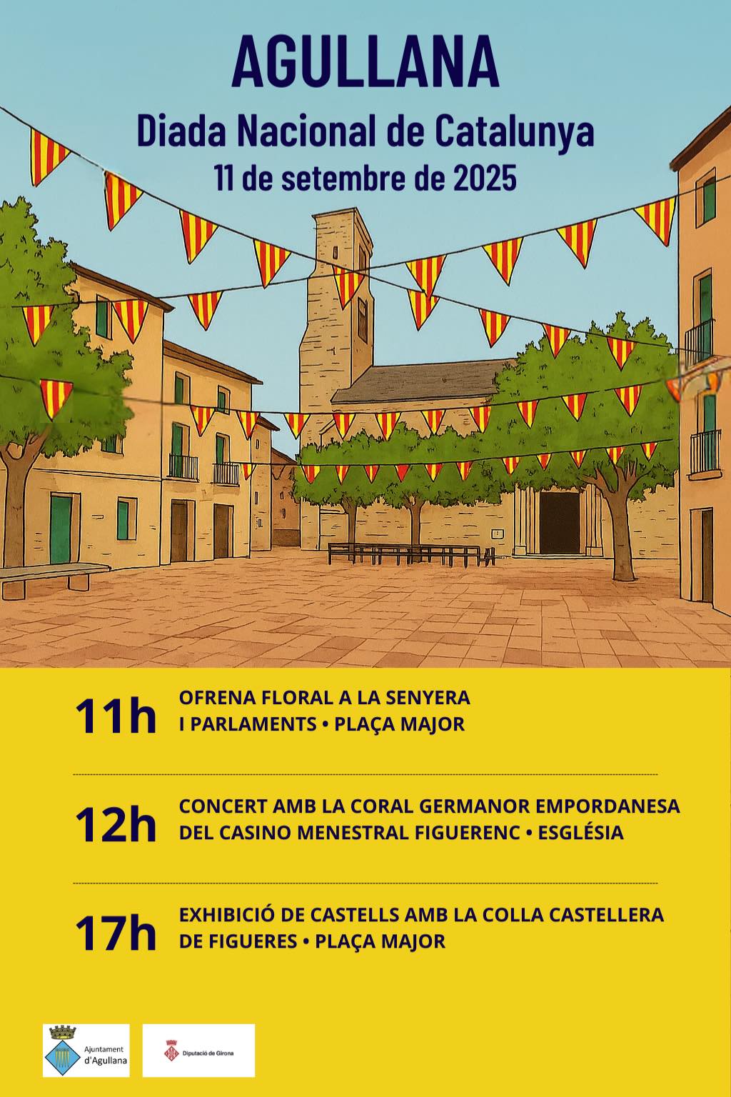 Diada Nacional de Catalunya a Agullana