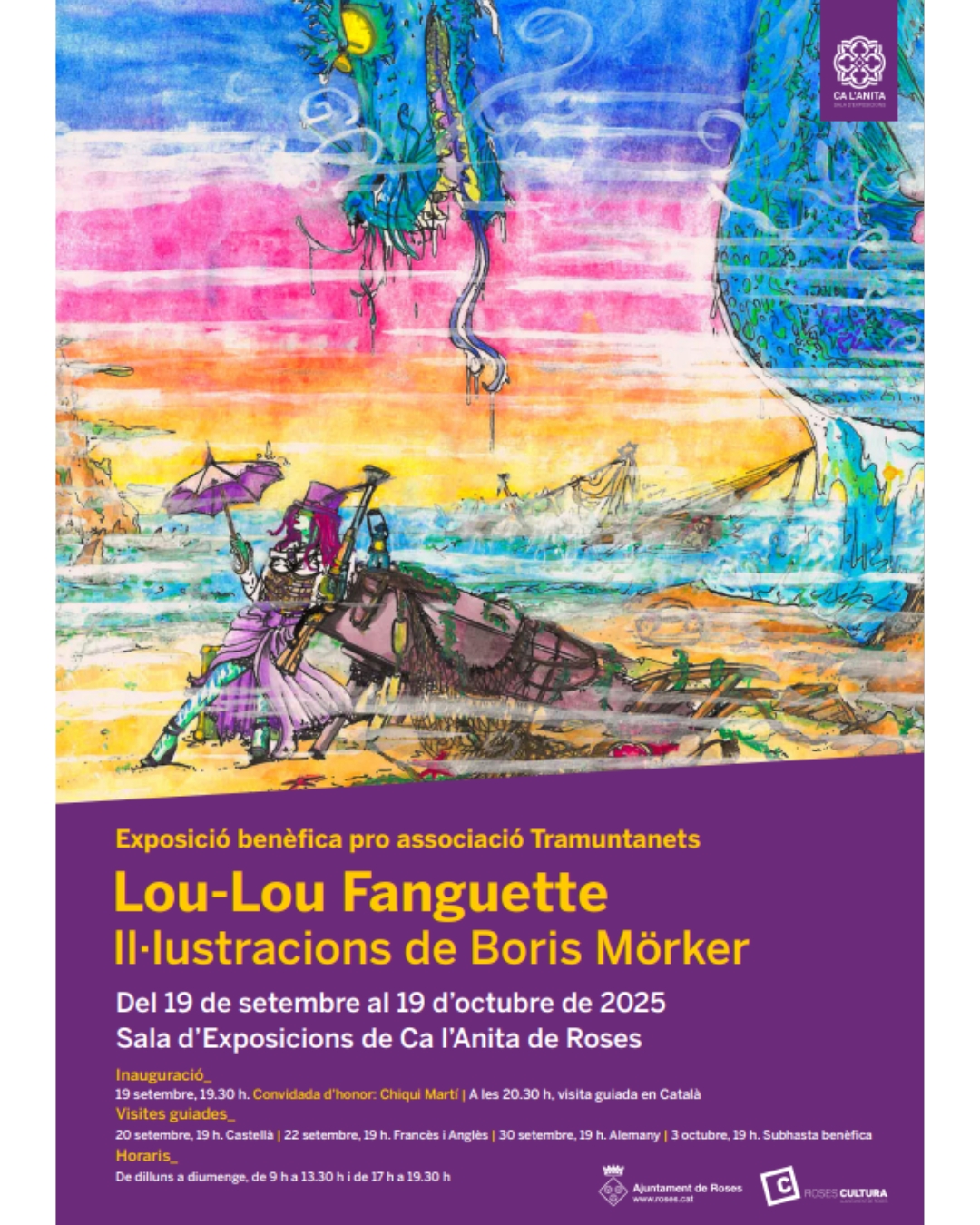 Exposició benèfica a Roses