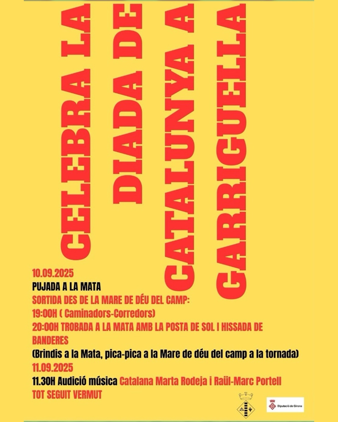 Diada Nacional de Catalunya a Garriguella