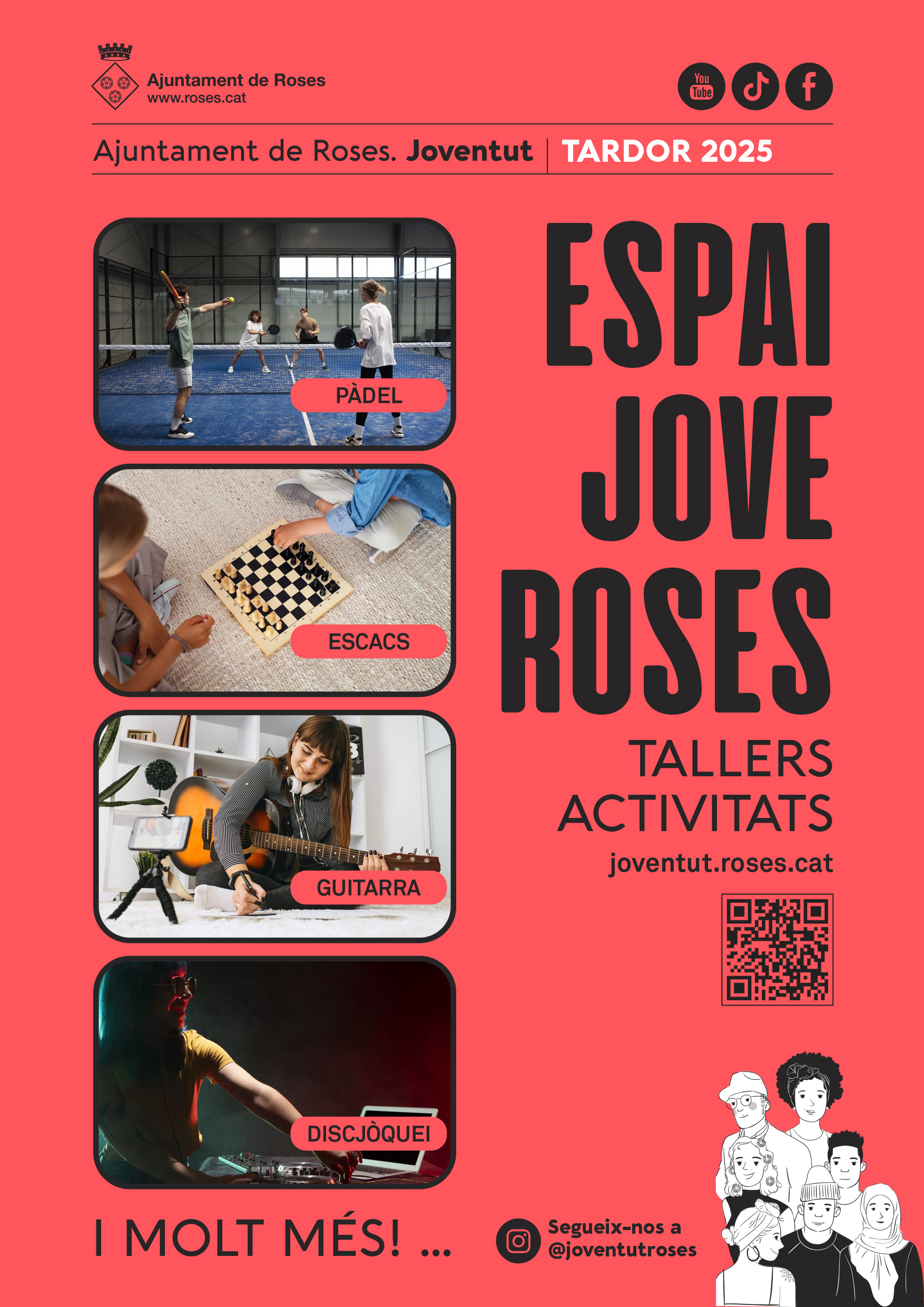 L’Espai Jove Roses torna aquesta tardor amb una programació d’activitats per a tots els gustos