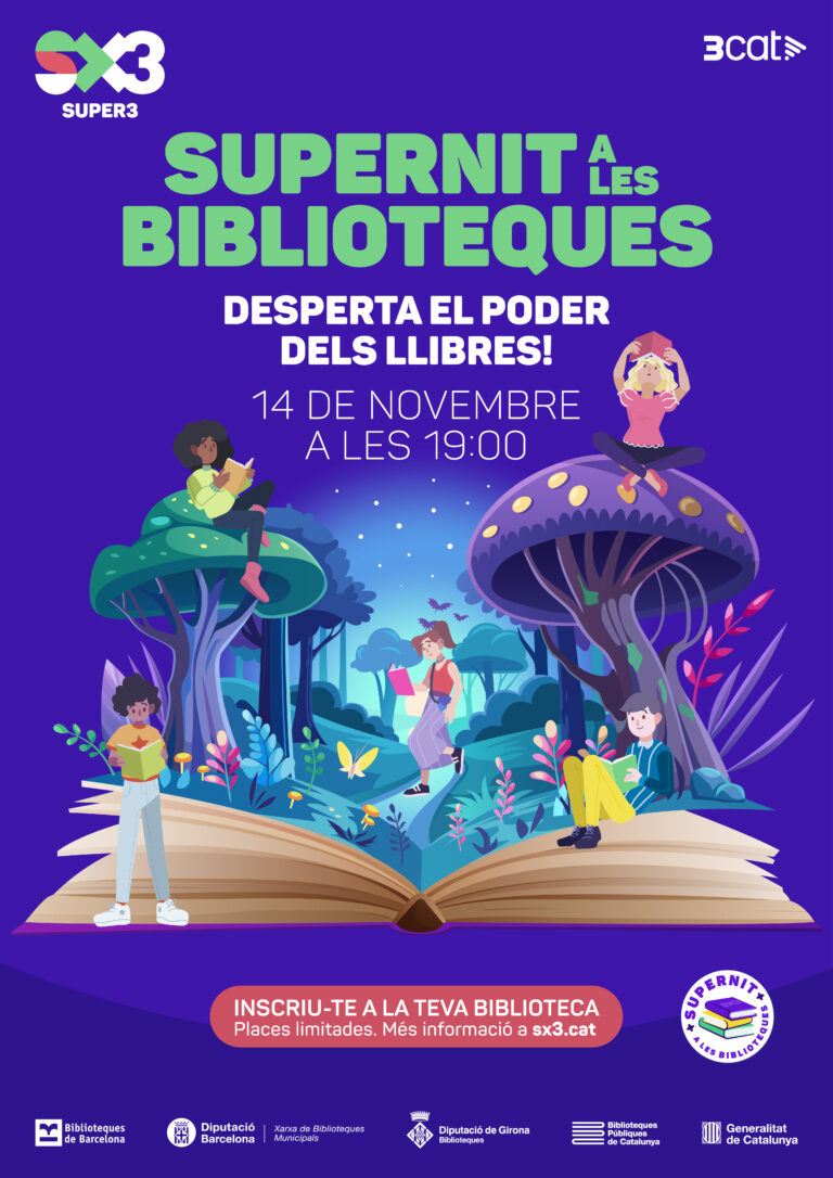 Més de 200 biblioteques participaran a la Supernit de les Biblioteques, que es farà el 14 de novembre