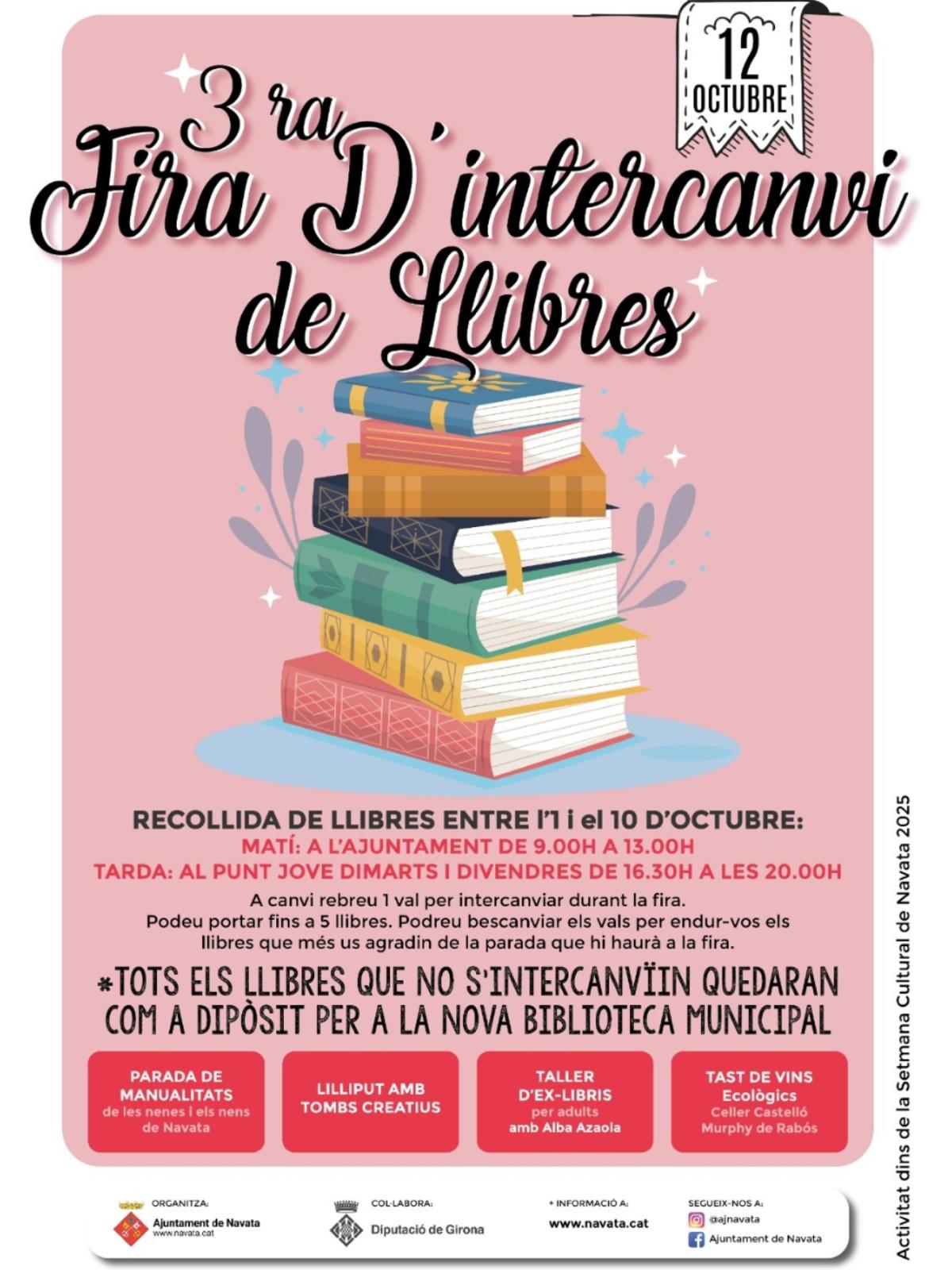 Fira d’intercanvi de llibres a Navata