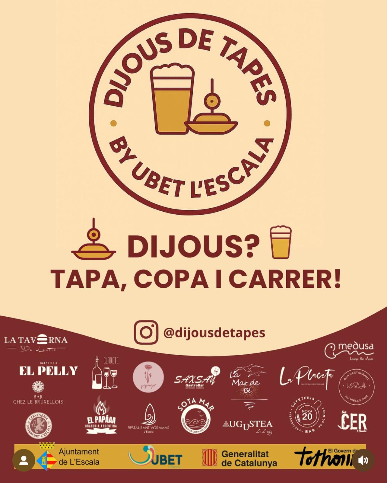Dijous de tapes a l’Escala