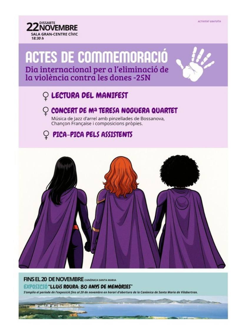 Dia Internacional per a la eliminació de violència contra les dones a Vilabertran