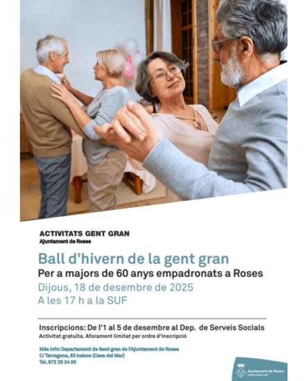 Ball d’hivern de la gent gran a Roses