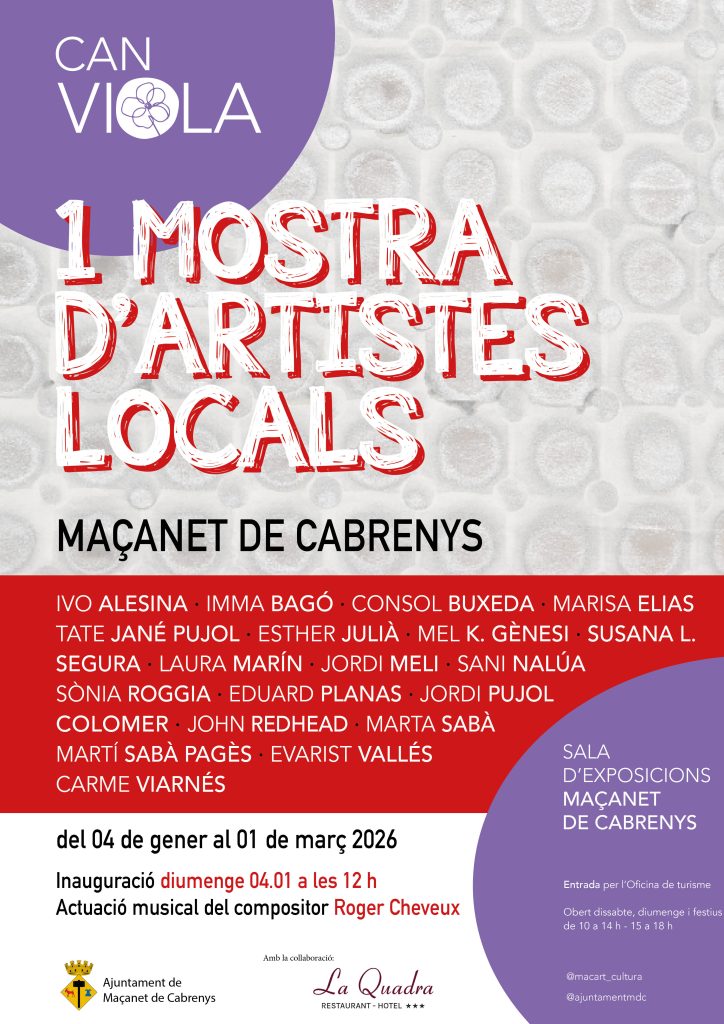 Mostra d’artistes locals a Maçanet de Cabrenys