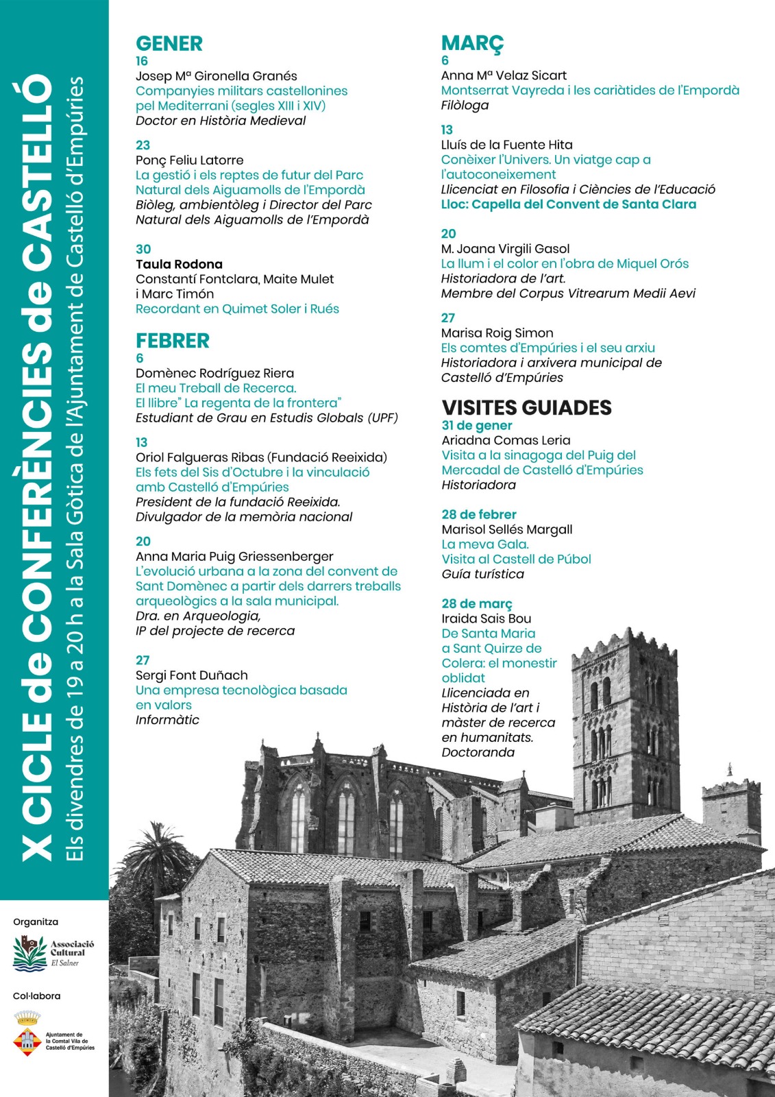 X Cicle de Conferències a Castelló d’Empúries