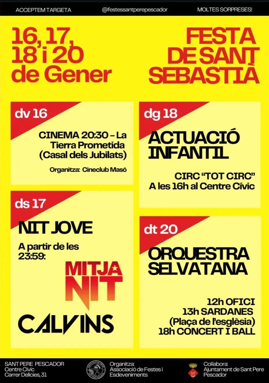 Festa de Sant Sebastià a Sant Pere Pescador