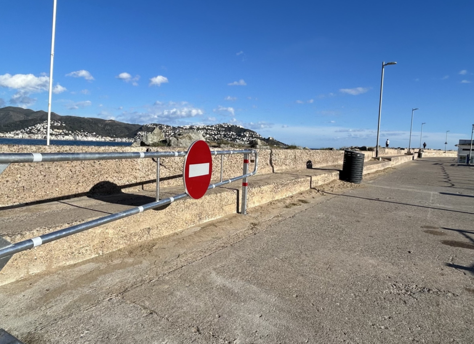 Nova barrera de protecció a la Bocana de Santa Margarida per evitar l’accés en episodis de fort onatge