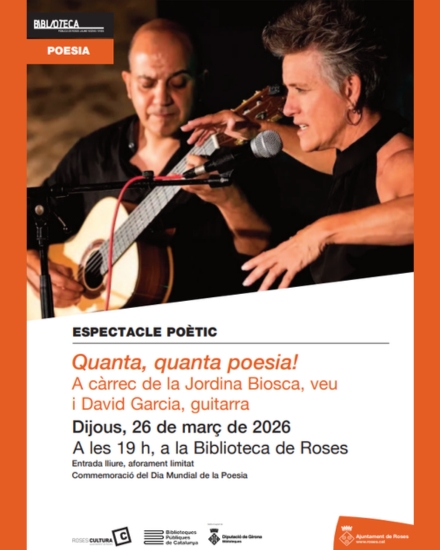 Espectacle poètic a Roses