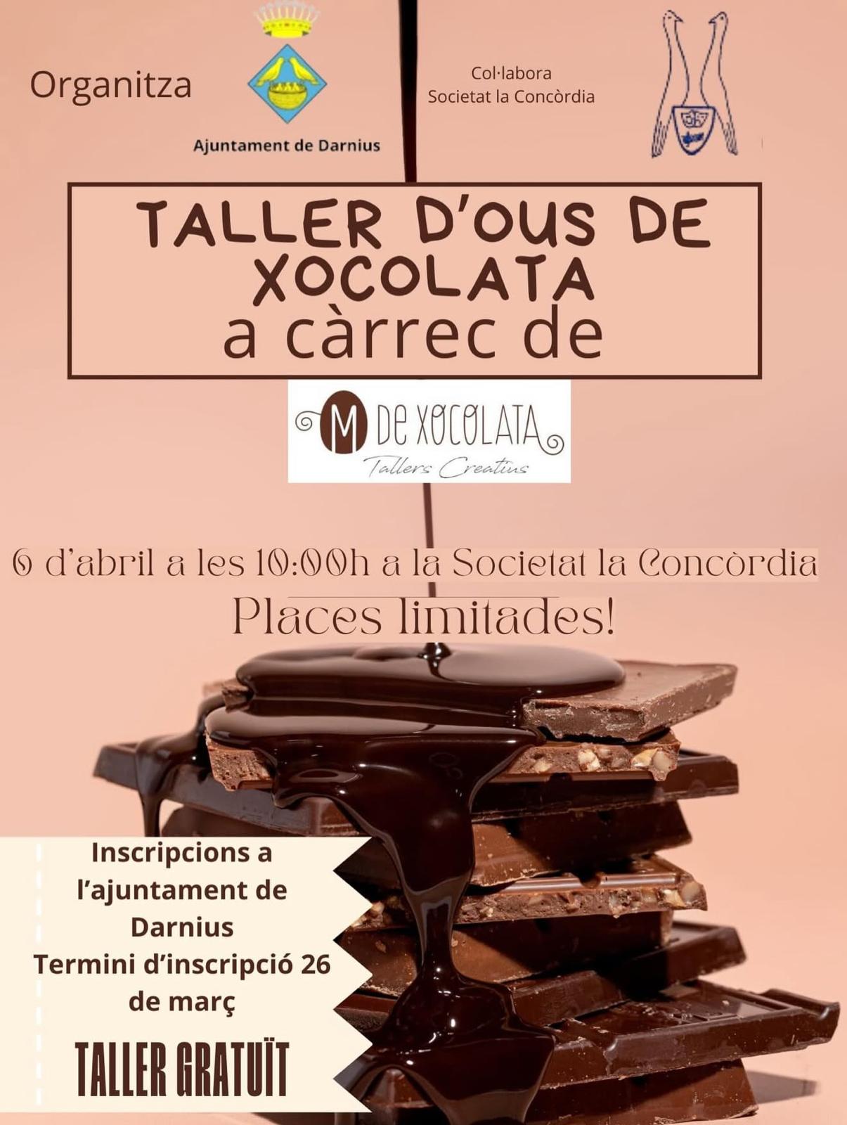 Taller d’ous de Xocolata a Darnius