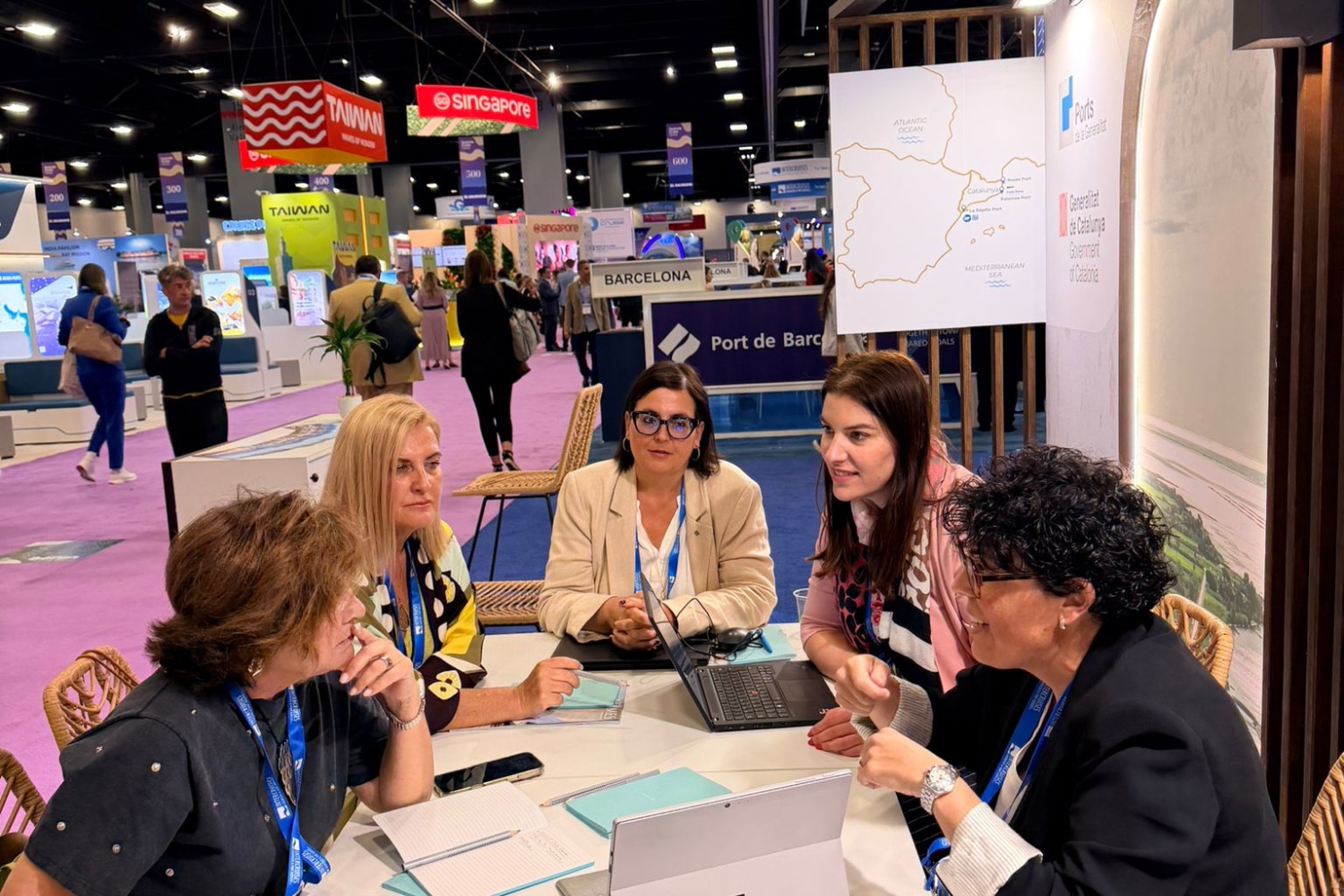 El port de Roses participa en la fira de creuers Seatrade a Miami