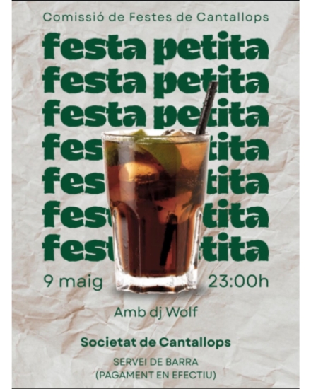 Festa petita a Cantallops