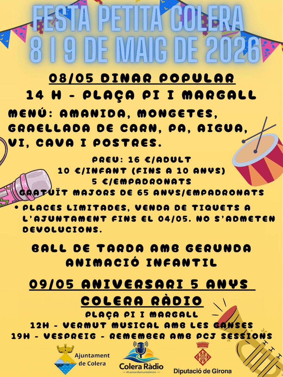 Festa petita a Colera