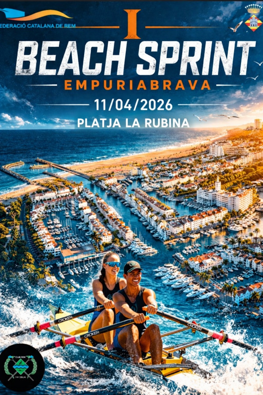 I Beach Sprint de rem a Empuriabrava