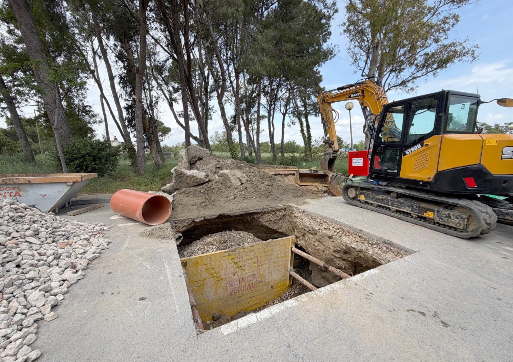 Renovació de la xarxa de clavegueram de Santa Margarida, amb un pressupost de 2,8 MEUR
