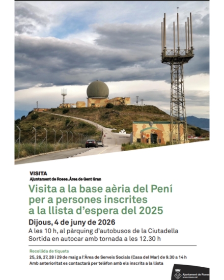 Visita a la base aèria del Pení