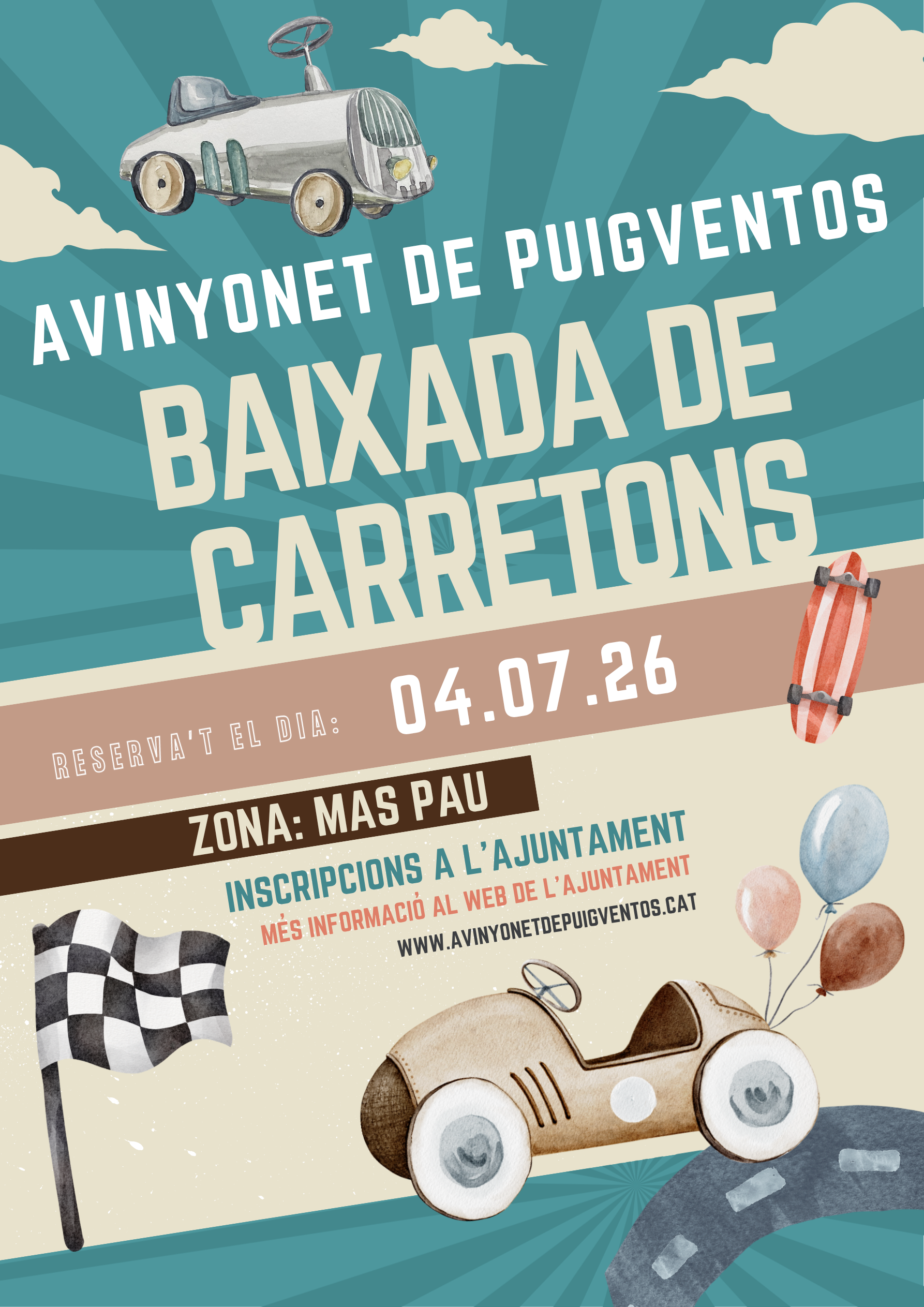 Baixada de carretons a Avinyonet de Puigventós