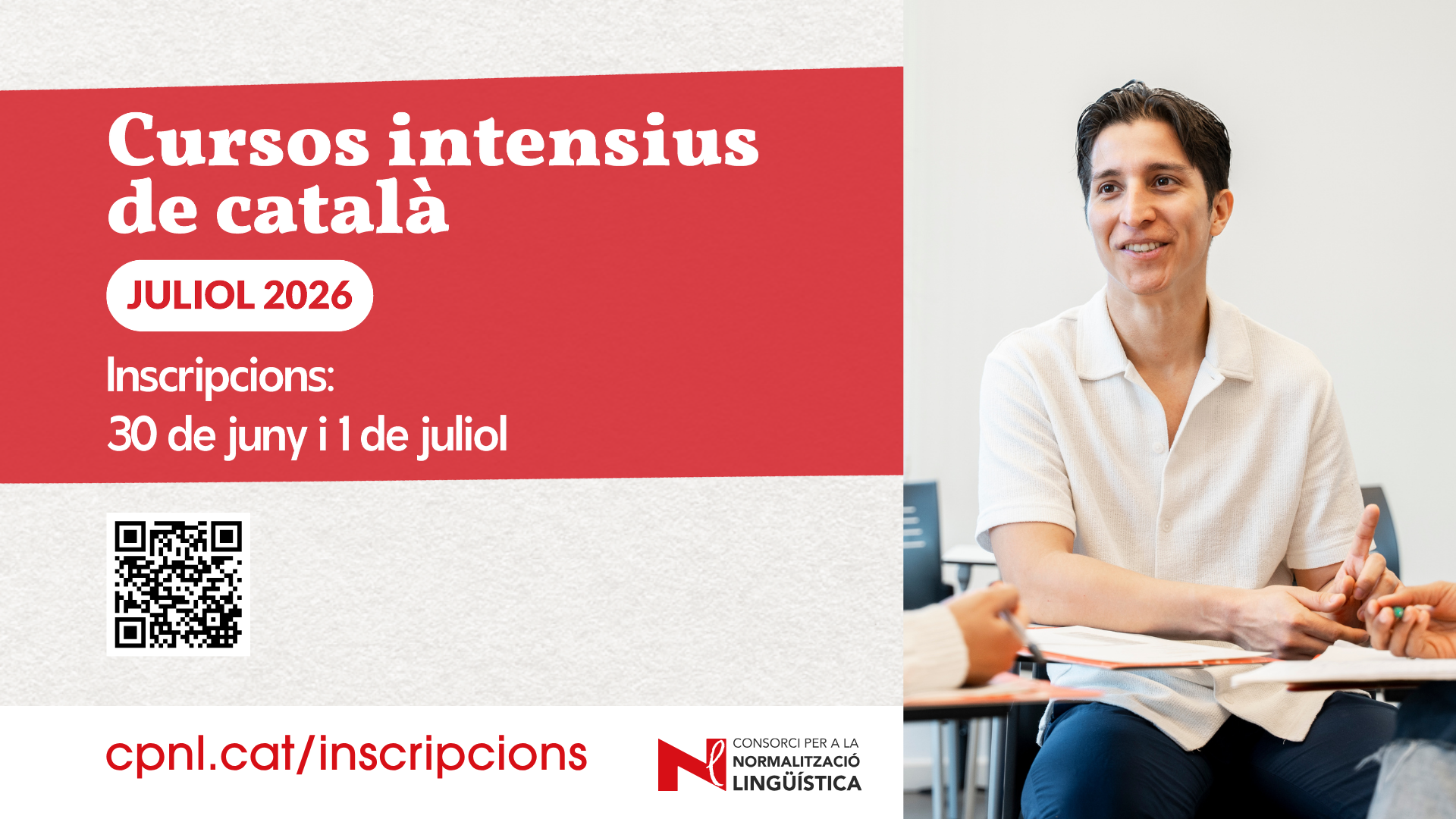 El Consorci per a la Normalització Lingüística, a través de l’Oficina de Català de Roses, obre la inscripció al curs de català intensiu d’estiu
