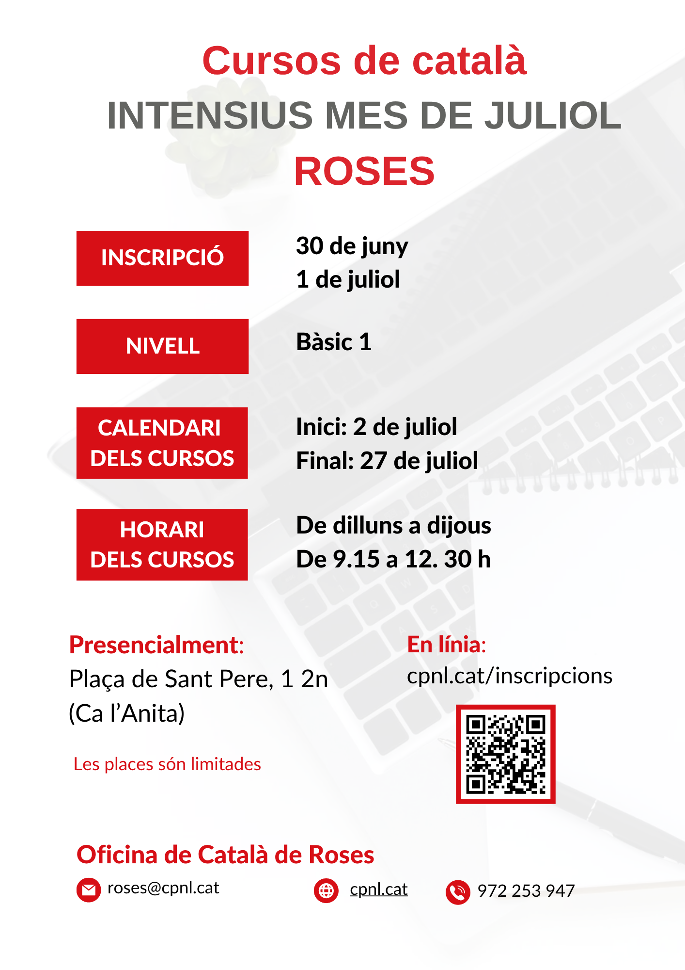 Cursos de Català a Roses