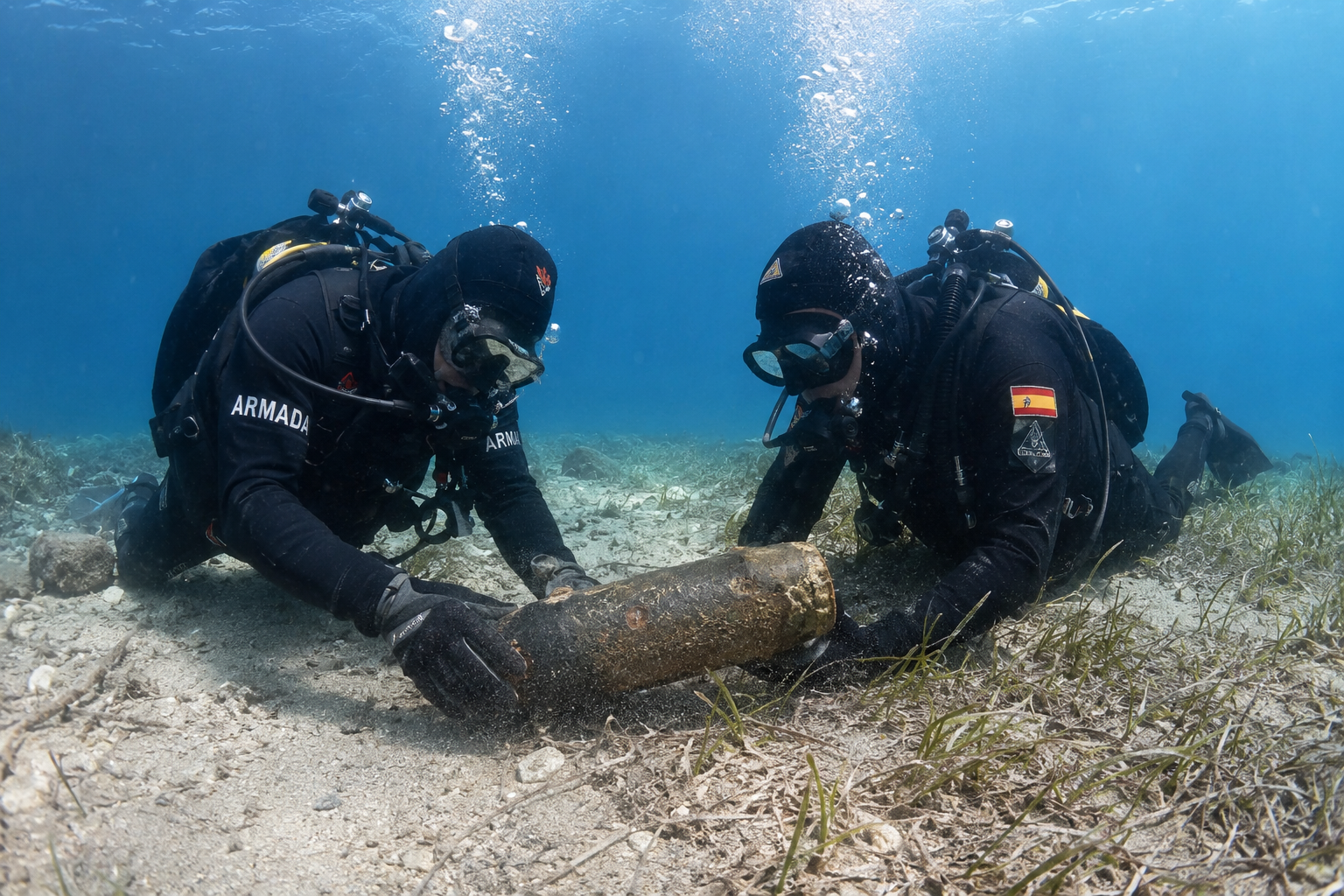 Detonen un antic projectil d’aviació francès localitzat al fons marí de cala Tavellera, al Port de la Selva