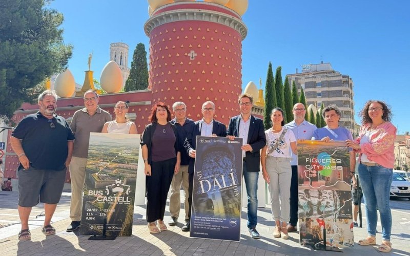 Figueres crea l’entrada conjunta Teatre-Museu Dalí de nit i Casa Natal, el Figueres City Pass i el Bus Castell com a principals novetats turístiques d’aquest estiu