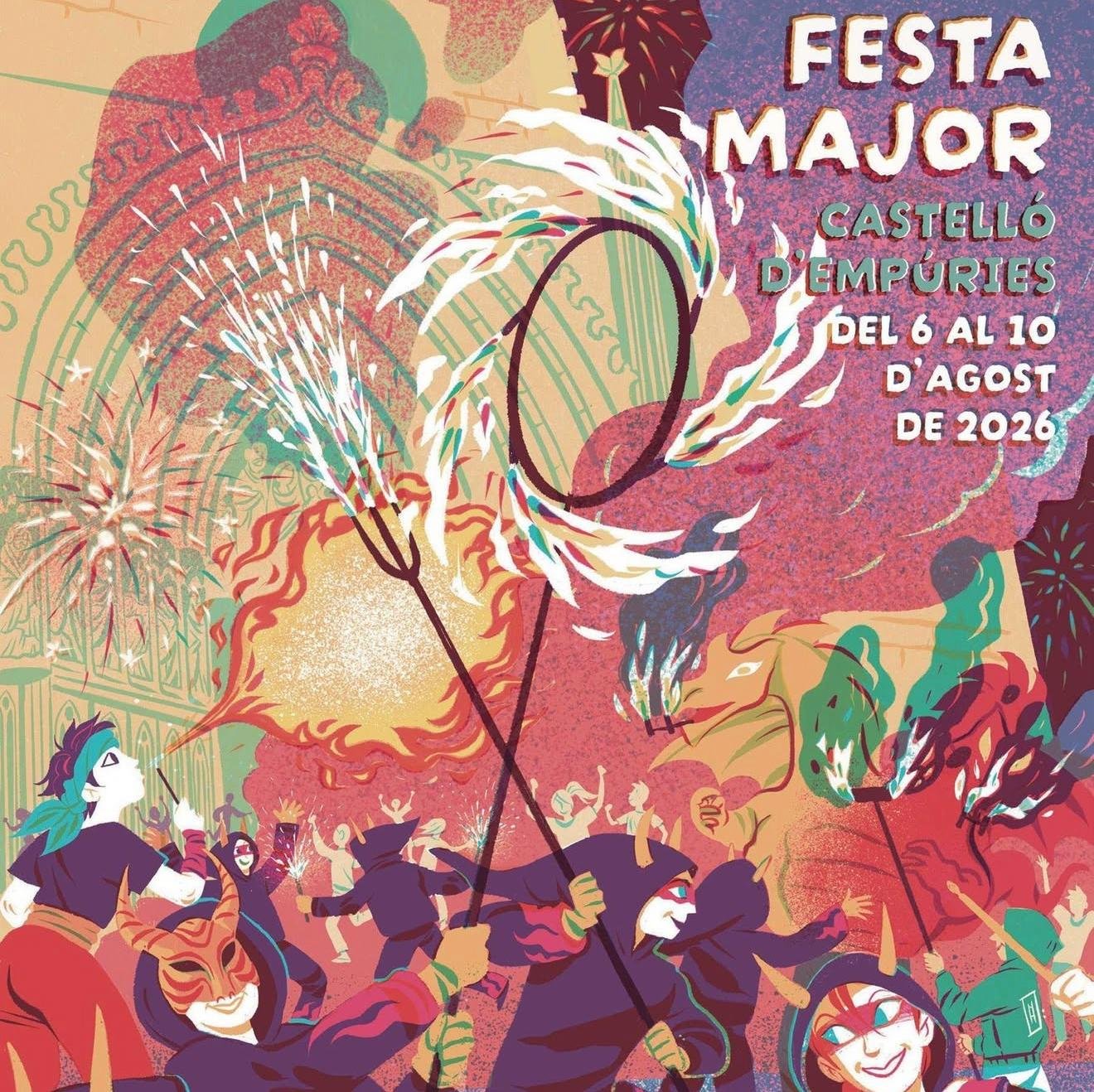 Castelló d’Empúries ja escalfa motors per a la Festa Major 2026: sis dies plens de música, tradició i activitats per a totes les edats
