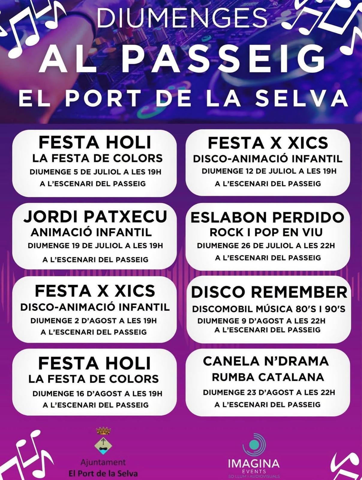 Diumenges al passeig de El Port de la Selva