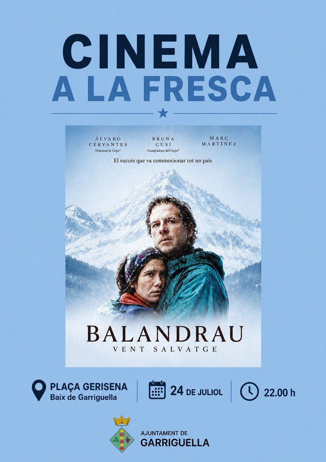 Cinema a la fresca a Garriguella