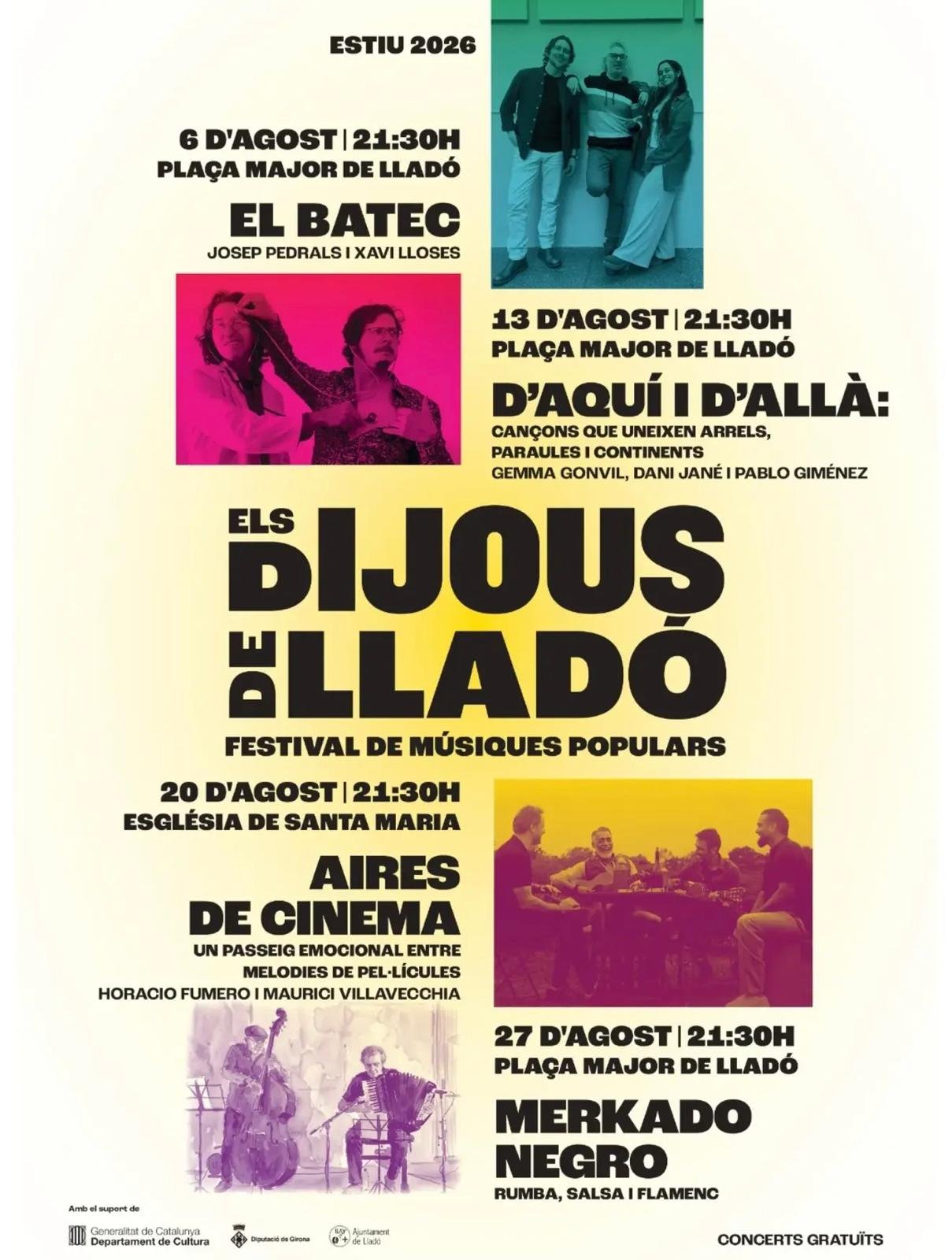 Festival de músiques populars a Lladó