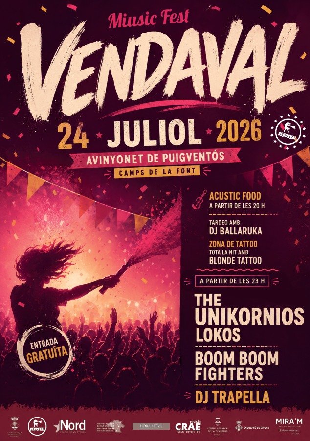 Vendaval 2026 a Avinyonet de Puigventós