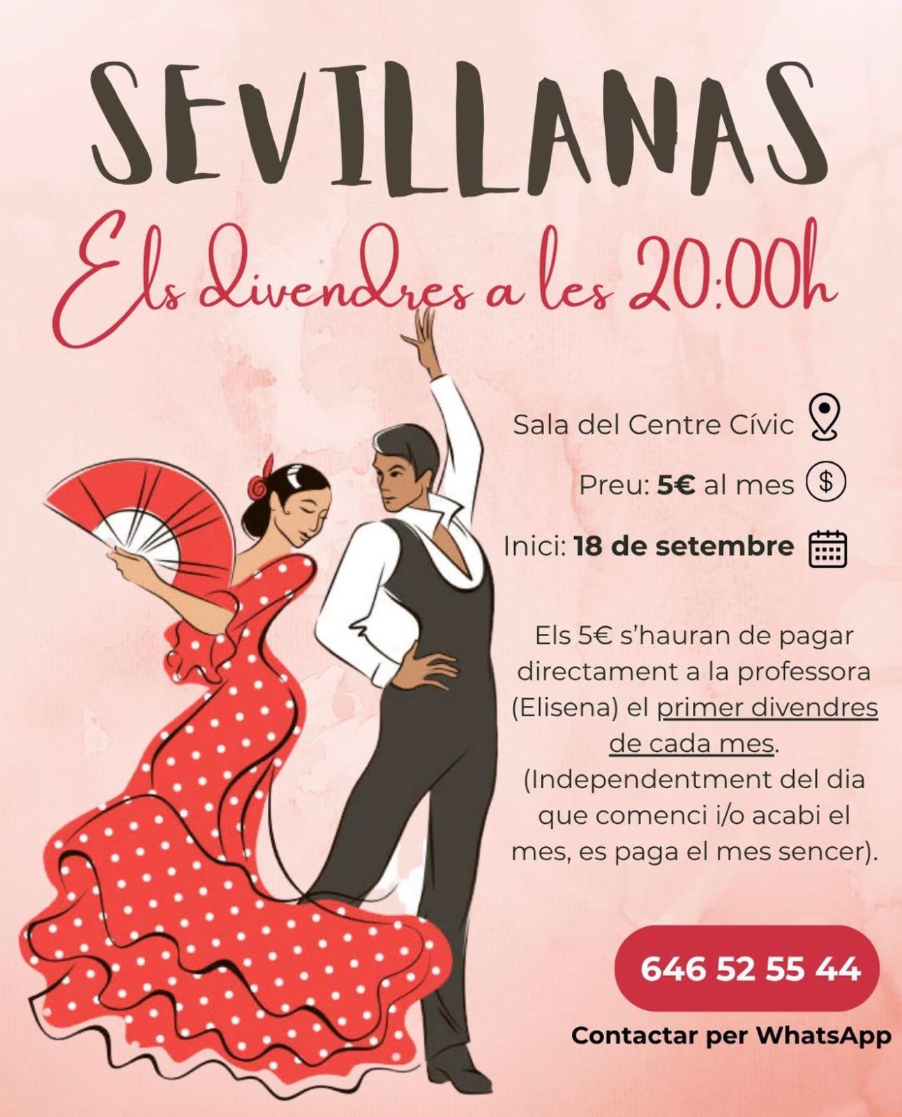 Classes de Sevillanes a Santa Llogaia d’Àlguema